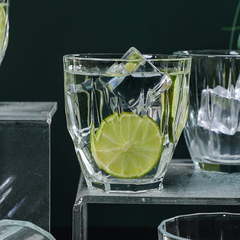 Glassett (6 deler) Opviq PB-52988 (8,5 x 8,5 x 8,7 cm) Transparent - transparent - Husholdning - Servering & borddekking - Glass - Vannglass