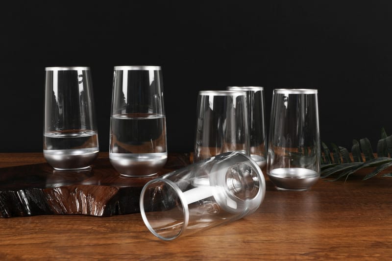 Highballglass - Sølv - Glass - Highballglass & Longdrinkglass