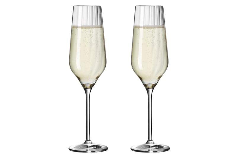 Optic Sjampanjeglass 2-P - Glass - Champagneglass