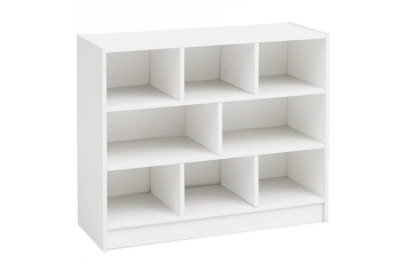 Bokhylle Wohnling Sponplate med 8 Oppbevaringshyller - Husholdning - Servering & borddekking - Karaffel, mugge & kanne - Glassflaske