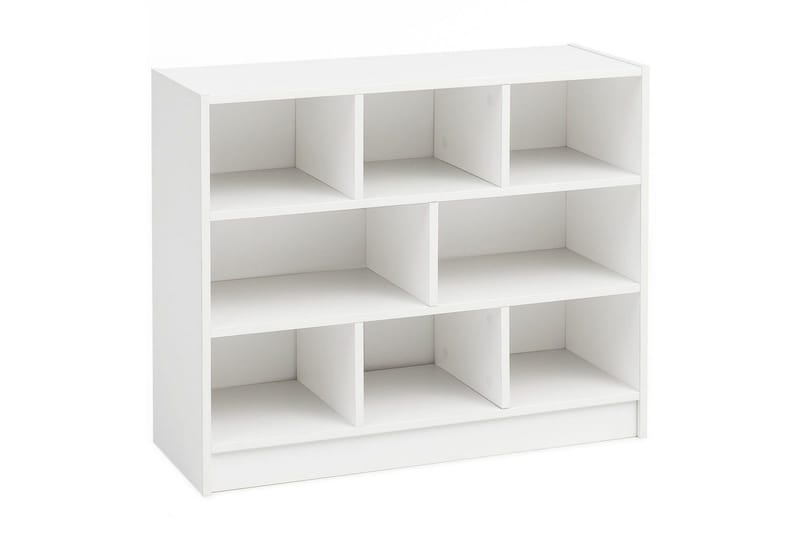 Bokhylle Wohnling Sponplate med 8 Oppbevaringshyller, undefined