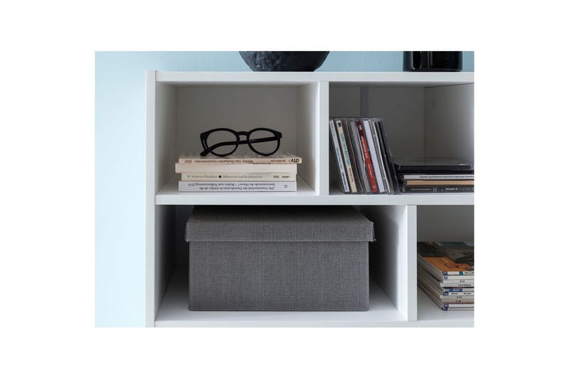 Bokhylle Wohnling Sponplate med 8 Oppbevaringshyller - Husholdning - Servering & borddekking - Karaffel, mugge & kanne - Glassflaske