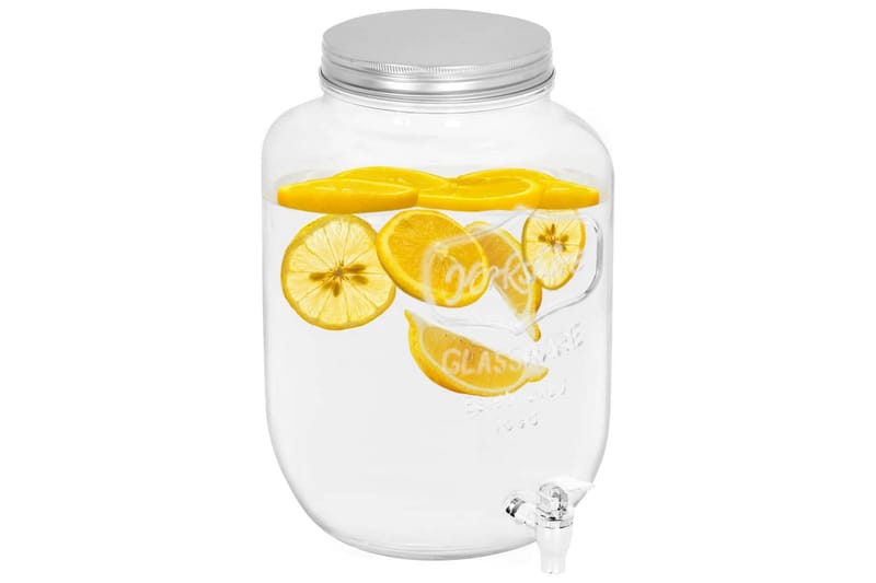 Drikkedispenser 8050 ml glass - Gjennomsiktig - Husholdning - Servering & borddekking - Karaffel, mugge & kanne - Drikkedispenser