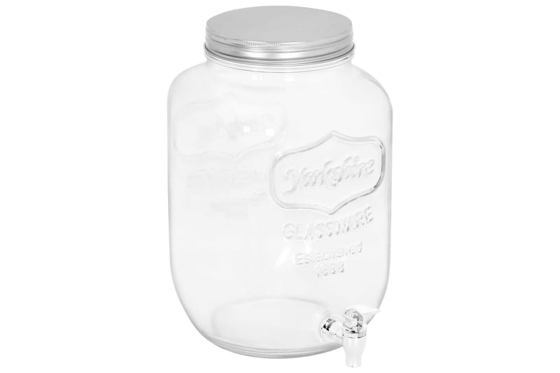 Drikkedispenser 8050 ml glass - Gjennomsiktig - Husholdning - Servering & borddekking - Karaffel, mugge & kanne - Drikkedispenser