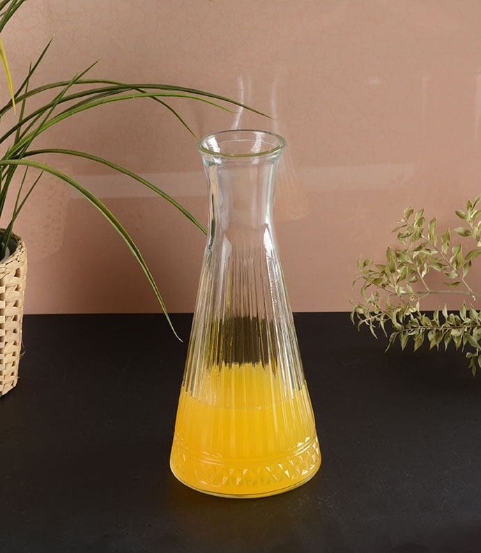 Glassflaske Opviq Elysia Karaf (12 x 12 x 29 cm) Transparent - Transparent - Husholdning - Servering & borddekking - Karaffel, mugge & kanne