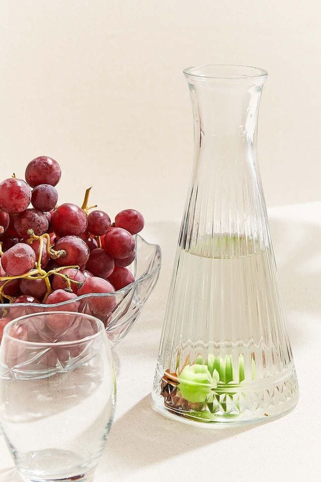 Glassflaske Opviq Elysia Karaf (12 x 12 x 29 cm) Transparent - Transparent - Husholdning - Servering & borddekking - Karaffel, mugge & kanne