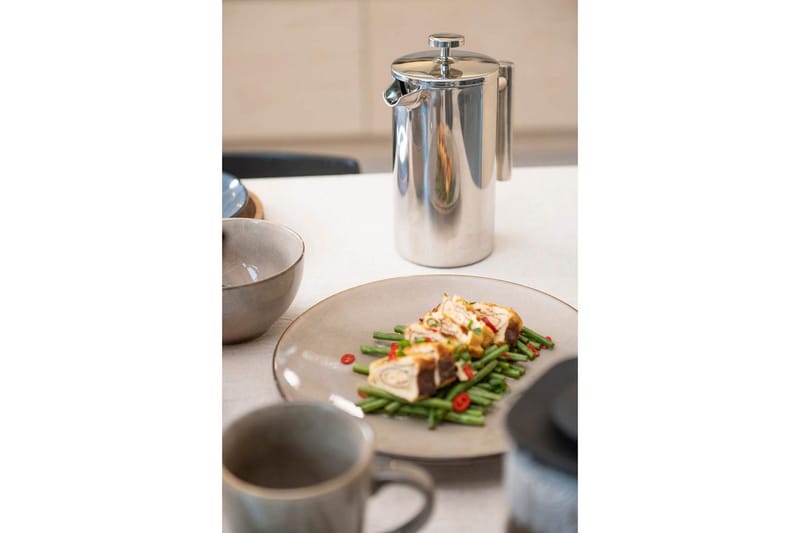 Kaffepresse Maku Gastro 1L Stål - Hvit - Husholdning - Servering & borddekking - Karaffel, mugge & kanne - Frenchpress & Kaffepresse