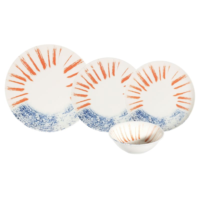 Middagsservise (24 deler) Opviq Novalis Chic 24 (32 x 36 x 41 cm) Flerfarget - Flerfarget - Husholdning - Servering & borddekking - Porselen