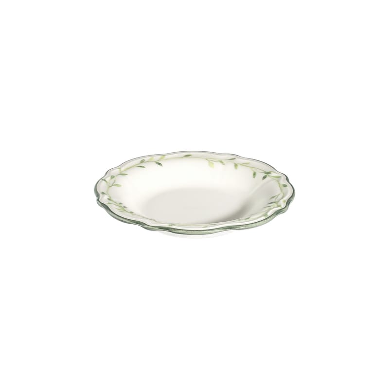 Middagsservise (24 deler) Opviq Olivessa Fulya 24 (32 x 36 x 41 cm) Hvit Grønn - Hvit og grønn - Husholdning - Servering & borddekking - Porselen