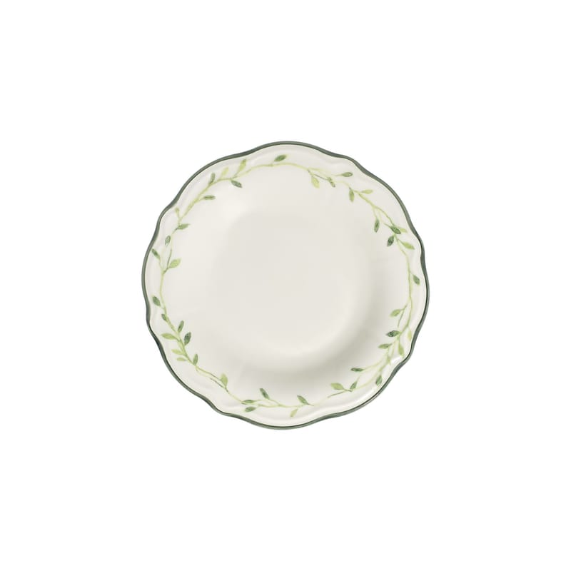 Middagsservise (24 deler) Opviq Olivessa Fulya 24 (32 x 36 x 41 cm) Hvit Grønn - Hvit og grønn - Husholdning - Servering & borddekking - Porselen