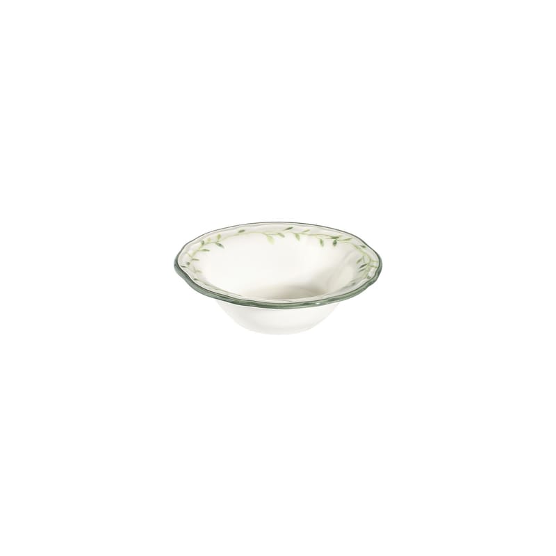 Middagsservise (24 deler) Opviq Olivessa Fulya 24 (32 x 36 x 41 cm) Hvit Grønn - Hvit og grønn - Husholdning - Servering & borddekking - Porselen