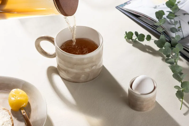 Jublie kaffekopp, Beige