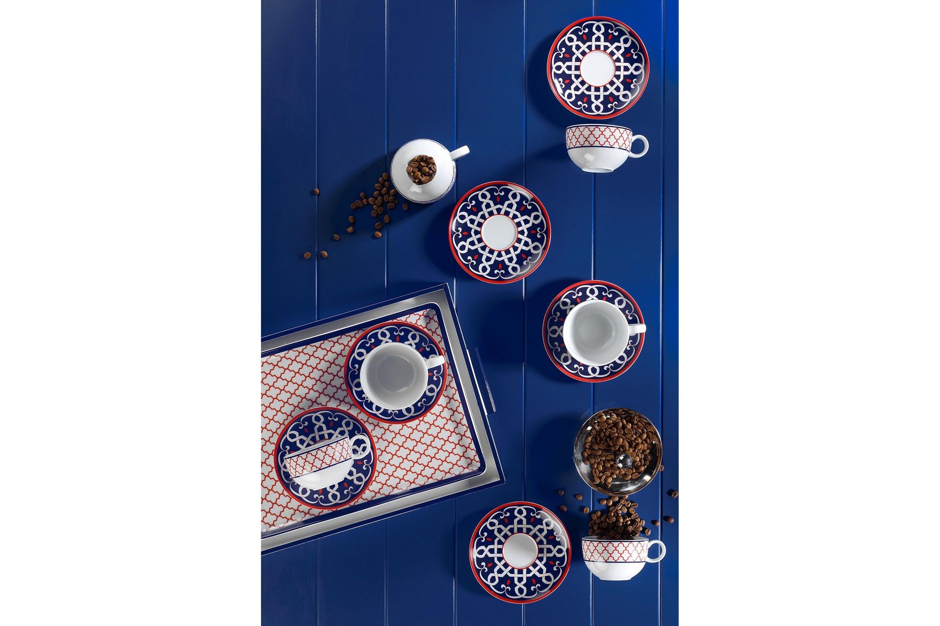 Masahide Tekopp 12-deler - Flerfarget