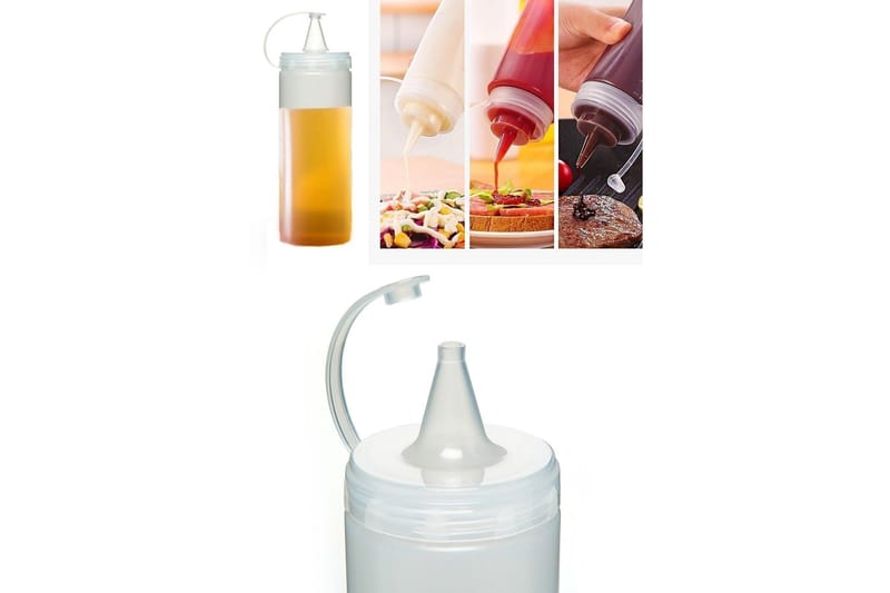 Olje-vinegerflaske 2-pk - Transparent - Karaffel, mugge & kanne