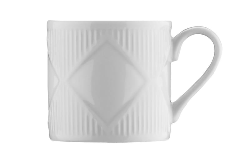 Adine Kaffekoppsett 12 Deler - Porselen/Hvit - Husholdning - Servering & borddekking - Porselen