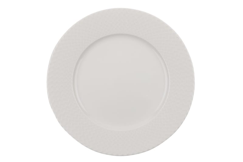 Adine Middagsservice 24 Deler Porselen - Hvit - Husholdning - Servering & borddekking - Porselen