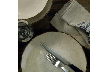 Adine Tallerkensett 24 Deler - Porselen/Brun - Husholdning - Servering & borddekking - Porselen
