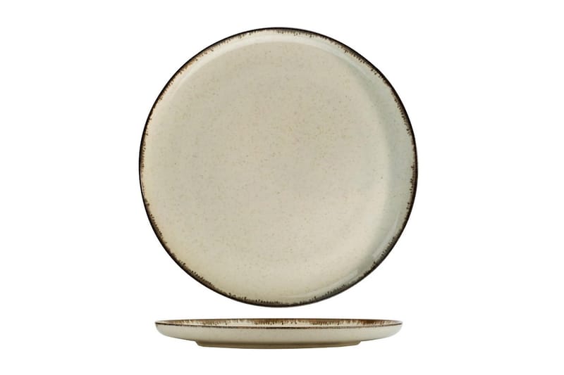 Adine Tallerkensett 24 Deler - Porselen/Brun - Husholdning - Servering & borddekking - Porselen