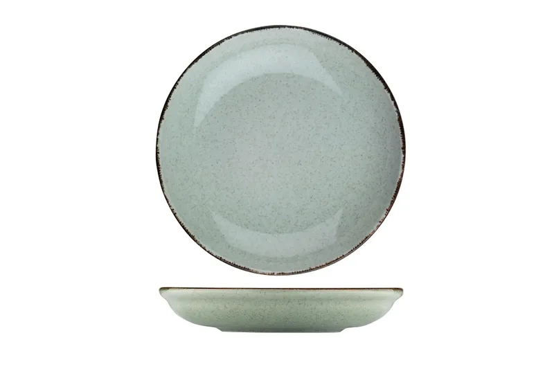 Adine Tallerkensett 24 Deler - Porselen/Grønn - Husholdning - Servering & borddekking - Porselen