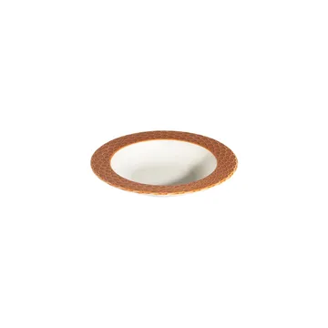 Middagsservise (24 deler) Opviq Orila Costa 24 (32 x 36 x 41 cm) Hvit oransje - hvit og oransje - Husholdning - Servering & borddekking - Porselen