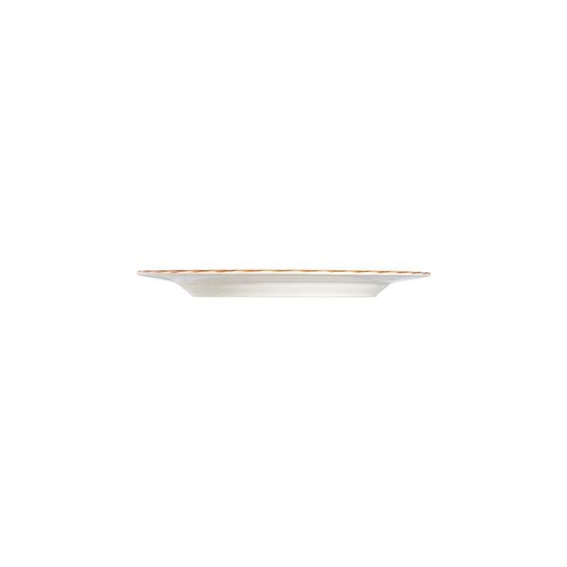 Middagsservise (24 deler) Opviq Orila Costa 24 (32 x 36 x 41 cm) Hvit oransje - hvit og oransje - Husholdning - Servering & borddekking - Porselen