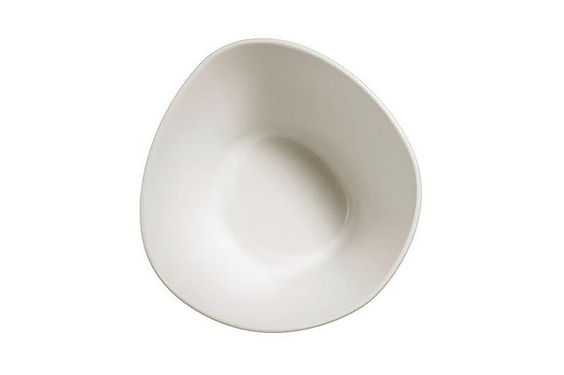 Skålsett 2-pk - Kremhvit - Dype tallerkener - Porselen - Tallerkener