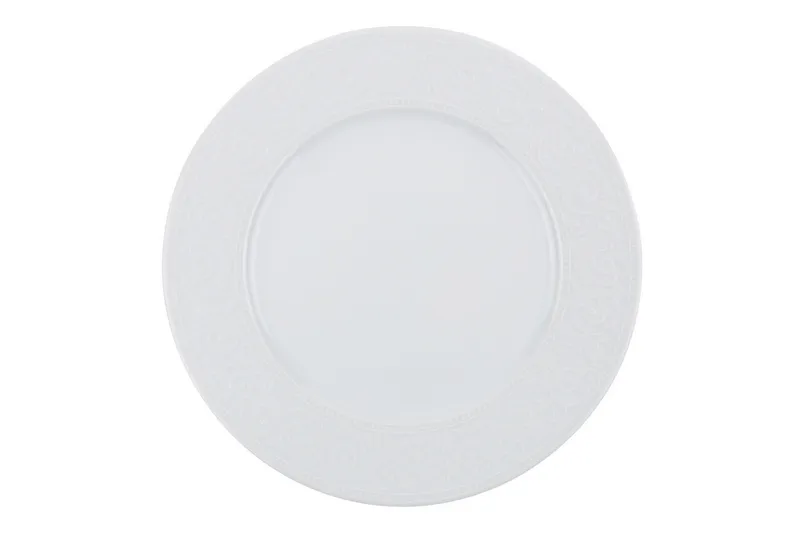 Adine Middagsservise 24 Deler Porselen - Hvit - Husholdning - Servering & borddekking - Tallerkener