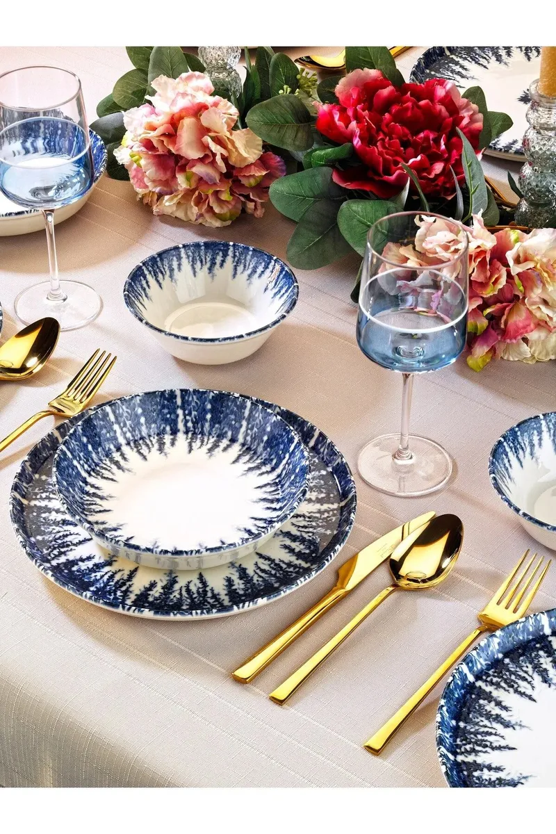 Dinner Set (12 Pieces) Hermia - Husholdning - Servering & borddekking - Tallerkener