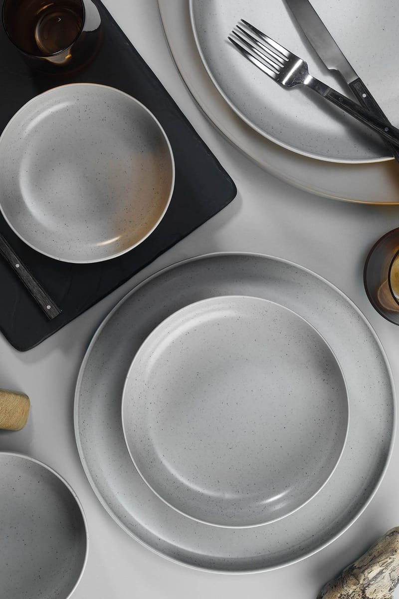 Dinner Set (12 Pieces) Hermia - Husholdning - Servering & borddekking - Tallerkener