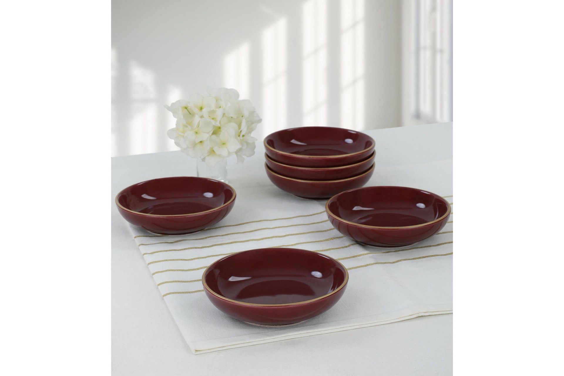 Kausal Djup Tallrik Wine red -