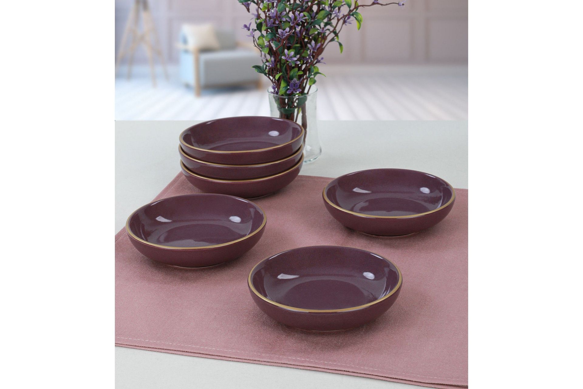 Kausal Dyp Tallerken 13 cm - Lilla