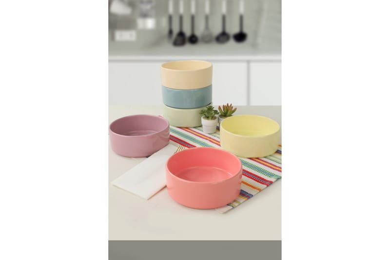 Kauslender Dyp Tallerken 14 cm, Flerfarget