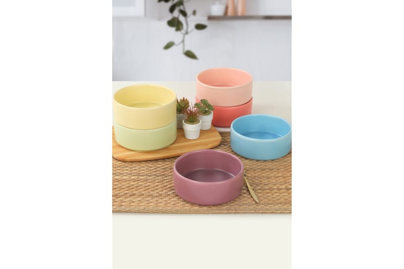 Kauslender Dyp Tallerken 14 cm, Flerfarget