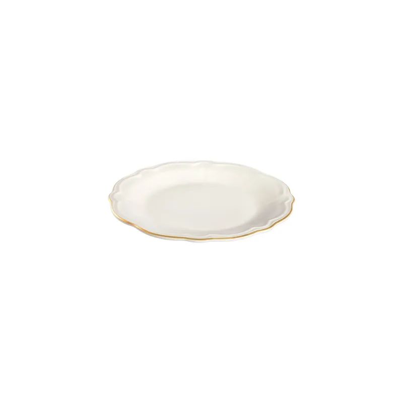 Middagsservise (24 deler) Opviq Altin File Fulya 24 (32 x 36 x 41 cm) Hvit Gull, Hvit/gull