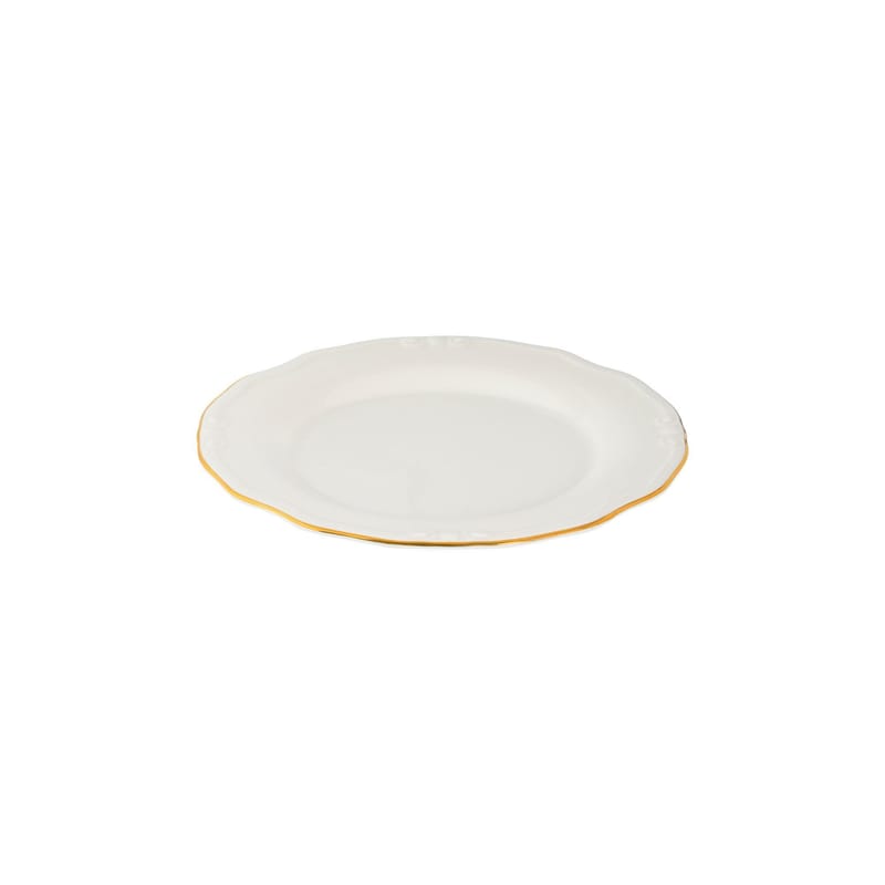 Middagsservise (24 deler) Opviq Altin Yaldiz Tiffany 24 (32 x 36 x 41 cm) Hvit gull - Hvit og gull - Husholdning - Servering & borddekking - Tallerkener