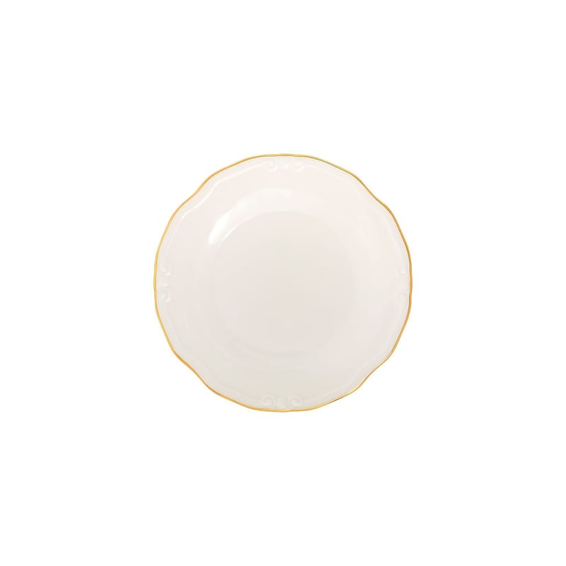 Middagsservise (24 deler) Opviq Altin Yaldiz Tiffany 24 (32 x 36 x 41 cm) Hvit gull - Hvit og gull - Husholdning - Servering & borddekking - Tallerkener