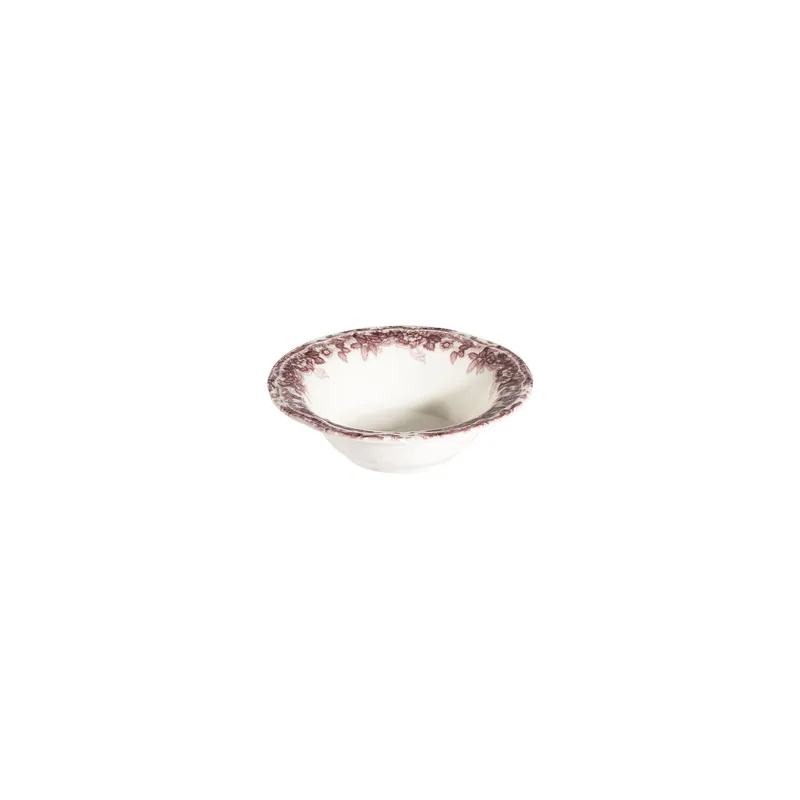 Middagsservise (24 deler) Opviq Antigue Fulya 24 (32 x 36 x 41 cm) Hvit Mørk bordeaux - Hvit og mørk burgunder - Husholdning - Servering & borddekking - Tallerkener