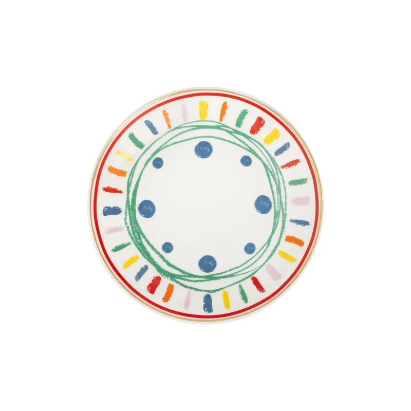 Middagsservise (24 deler) Opviq Color Rush Chic 24 (32 x 36 x 41 cm) Flerfarget - Flerfarget - Husholdning - Servering & borddekking - Tallerkener