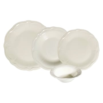 Middagsservise (24 deler) Opviq Fulya Fulya 24 (32 x 36 x 41 cm) hvit - Hvit - Husholdning - Servering & borddekking - Tallerkener