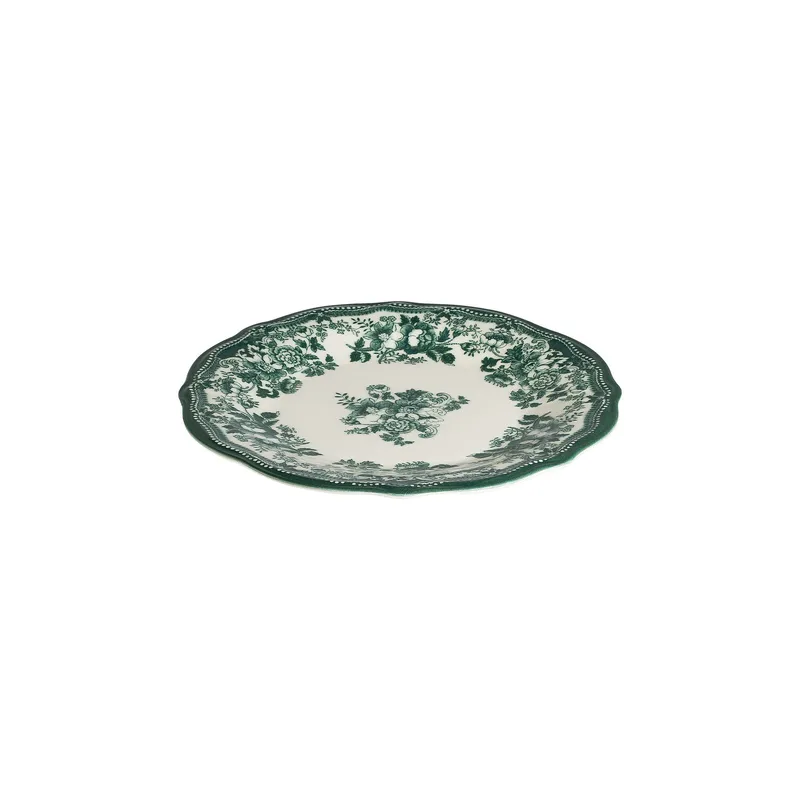 Middagsservise (24 deler) Opviq Velour Green Fulya 24 (32 x 36 x 41 cm) Hvit grønn - Hvit og grønn - Husholdning - Servering & borddekking - Tallerkener