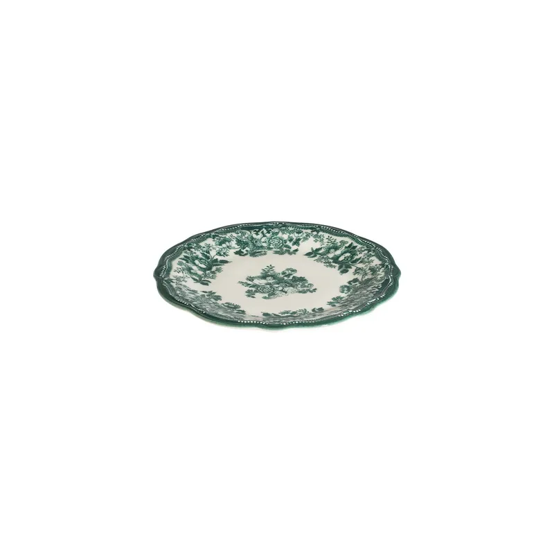 Middagsservise (24 deler) Opviq Velour Green Fulya 24 (32 x 36 x 41 cm) Hvit grønn - Hvit og grønn - Husholdning - Servering & borddekking - Tallerkener