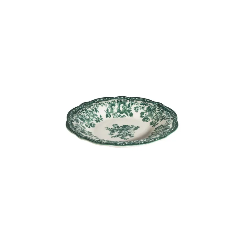 Middagsservise (24 deler) Opviq Velour Green Fulya 24 (32 x 36 x 41 cm) Hvit grønn - Hvit og grønn - Husholdning - Servering & borddekking - Tallerkener