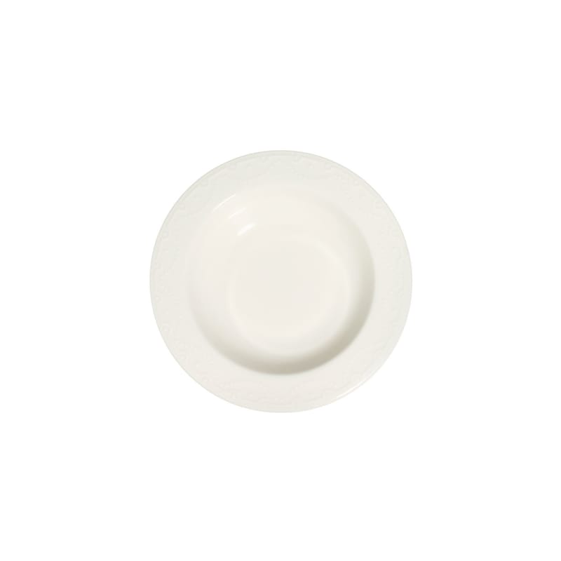 Middagsservise (24 deler) Opviq Zincir 24 (32 x 36 x 41 cm) Hvit - Hvit - Husholdning - Servering & borddekking - Tallerkener