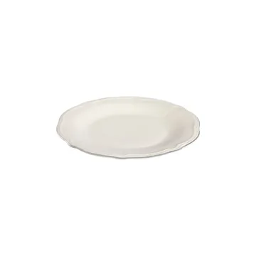 Middagsservise (24 deler) Opviq Platin Yaldiz Fulya 24 (32 x 36 x 41 cm) Hvit Sølv - Hvitt/sølv - Husholdning - Servering & borddekking - Tallerkener