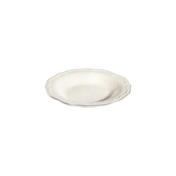 Middagsservise (24 deler) Opviq Platin Yaldiz Fulya 24 (32 x 36 x 41 cm) Hvit Sølv - Hvitt/sølv - Husholdning - Servering & borddekking - Tallerkener