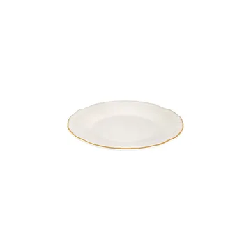 Middagsservise (53 deler) Opviq Altin Yaldiz Tiffany 53 (53 x 33 x 36 cm) hvit gull - Hvit og gull - Husholdning - Servering & borddekking - Tallerkener