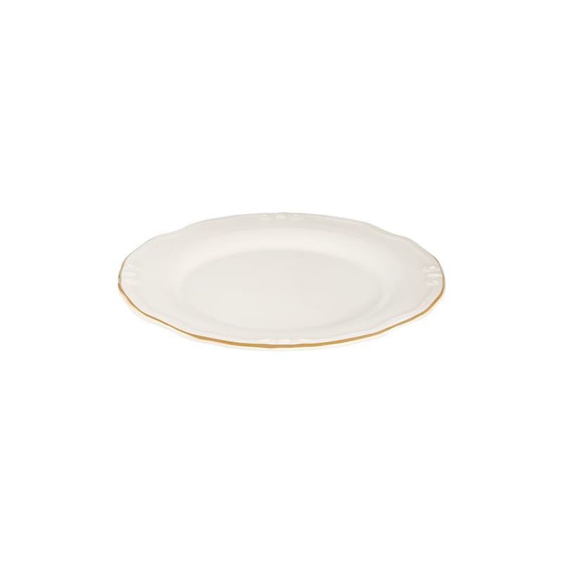 Middagsservise (53 deler) Opviq Altin Yaldiz Tiffany 53 (53 x 33 x 36 cm) hvit gull - Hvit/gull - Husholdning - Servering & borddekking - Tallerkener