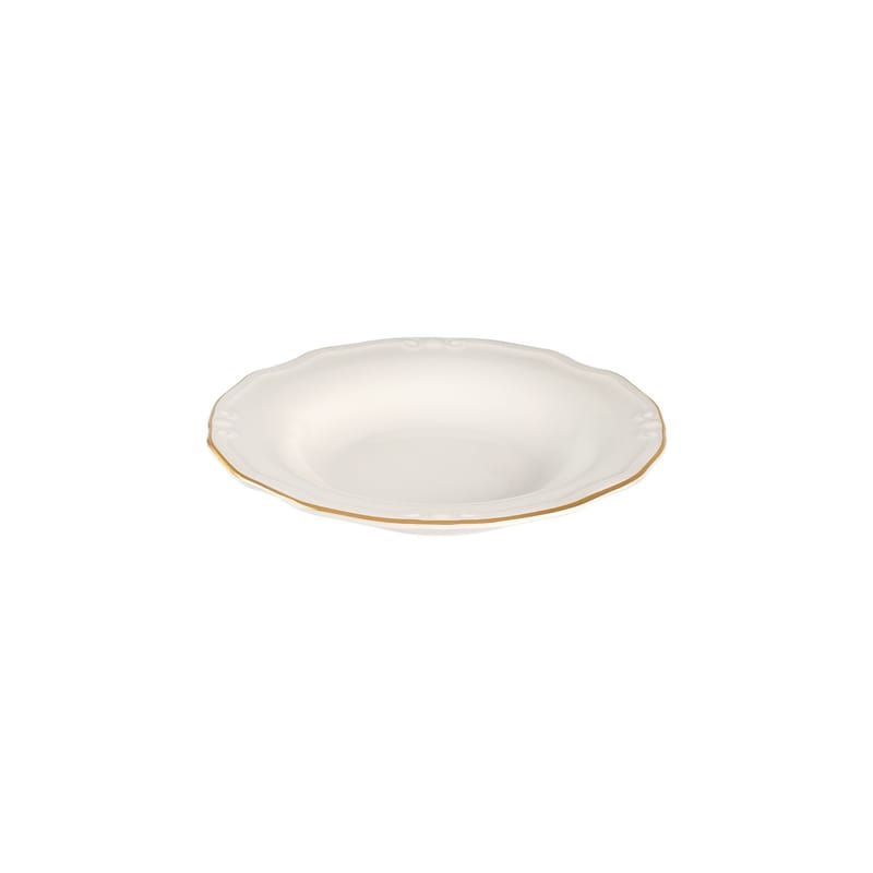 Middagsservise (53 deler) Opviq Altin Yaldiz Tiffany 53 (53 x 33 x 36 cm) hvit gull - Hvit/gull - Husholdning - Servering & borddekking - Tallerkener