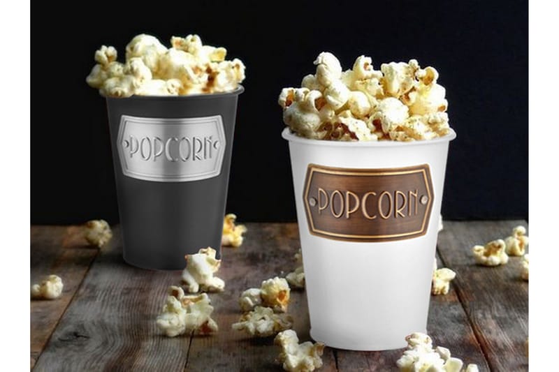 Popcornskål - Svart - Popcornskål