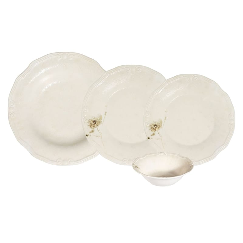 Servise (27 deler) Opviq Tilia Tiffany 27 (33 x 37 x 42 cm) Flerfarget - Flerfarget - Husholdning - Servering & borddekking - Tallerkener